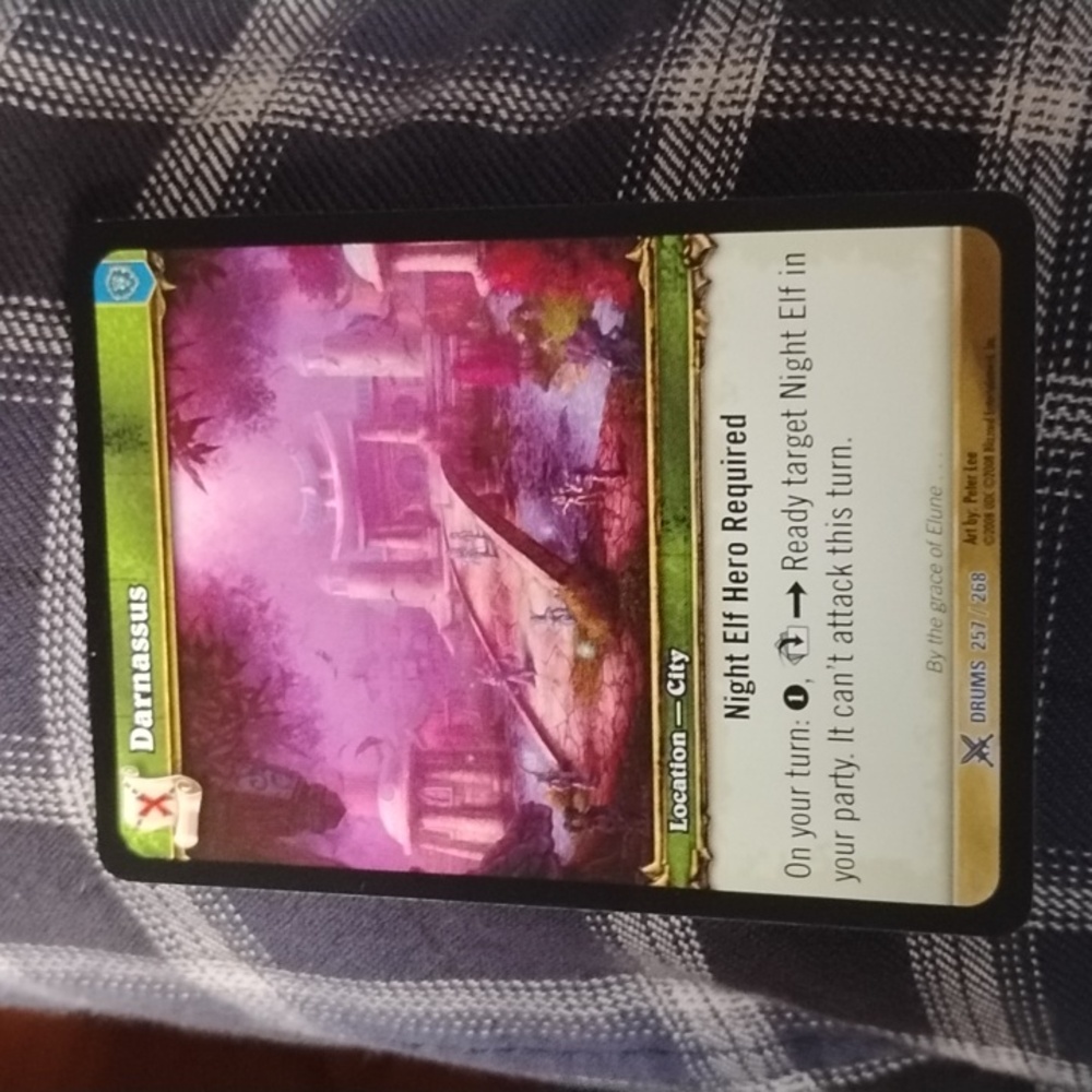 Darnassus (Drums of War) World Of Warcraft Card 257/268